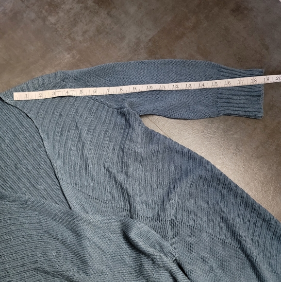 Eileen Fisher Drape Cardigan, Linen Silk, Blue, Women's Size XS - Picture 10 of 10